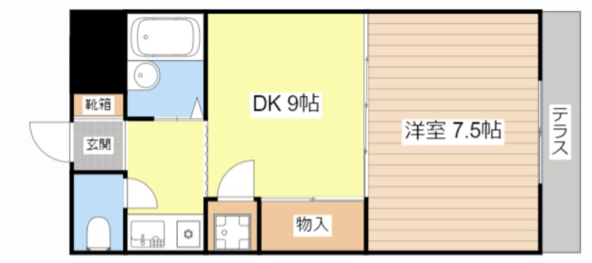 間取図 西河原マリーンハイツ