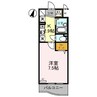 アースマーシーマンション 1Kの間取り