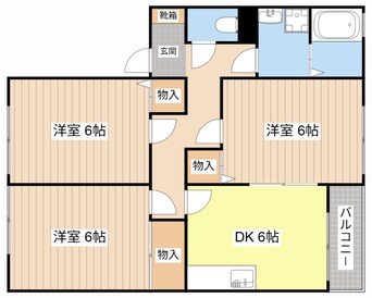 間取図 カーサ野洲