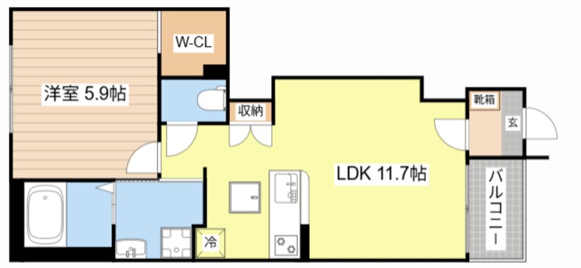 間取図 フェリシアⅢ