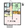 葉山ハイツ　A棟 2Kの間取り