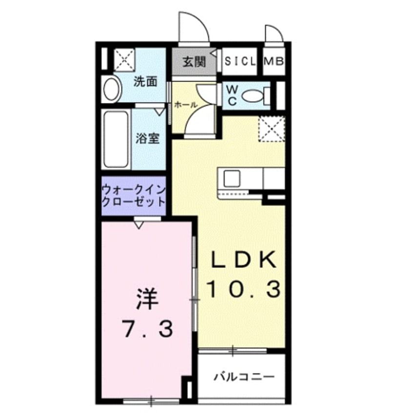 間取図 アストラル　ノーブル