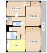 ビレッジハウス川瀬4号棟 3DKの間取り