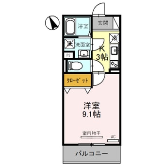 間取図 Bella vista 南草津（ベラヴィスタ）