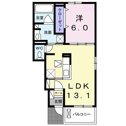 間取り図 メディカル・中小路南Ⅰ
