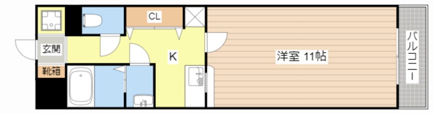 間取図 パークサイド甲西