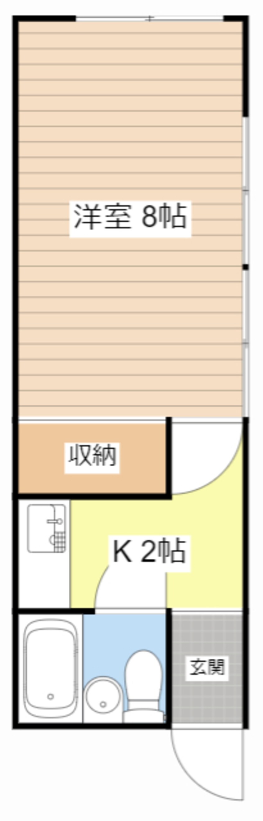 間取図 尻無ハイツ
