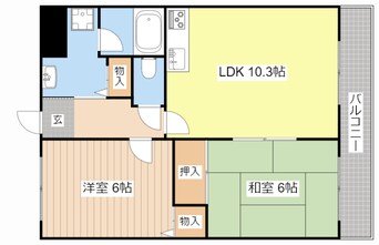 間取図 フローレス後三条