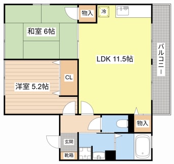 間取図 メゾン大窪