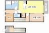サニーピアス 1LDKの間取り