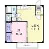 リバティ　栄 1LDKの間取り