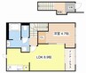 仮称）守山市播磨田町新築アパート 1LDKの間取り