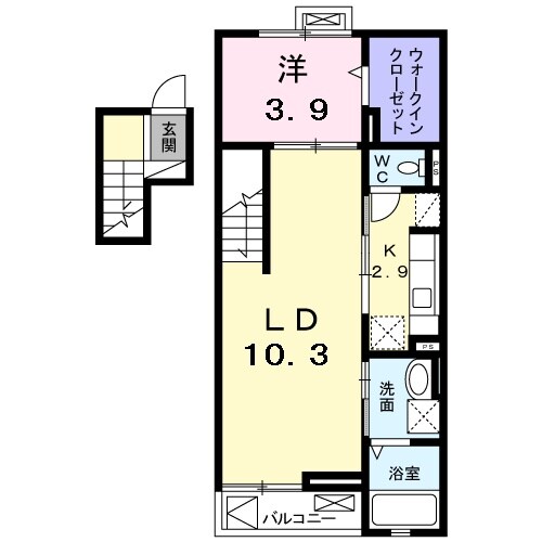 間取り図 コンプリーション　アンソレイエ