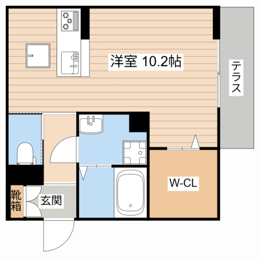 間取図 ビオット彦根　B棟