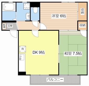 間取図 シャトレK A棟