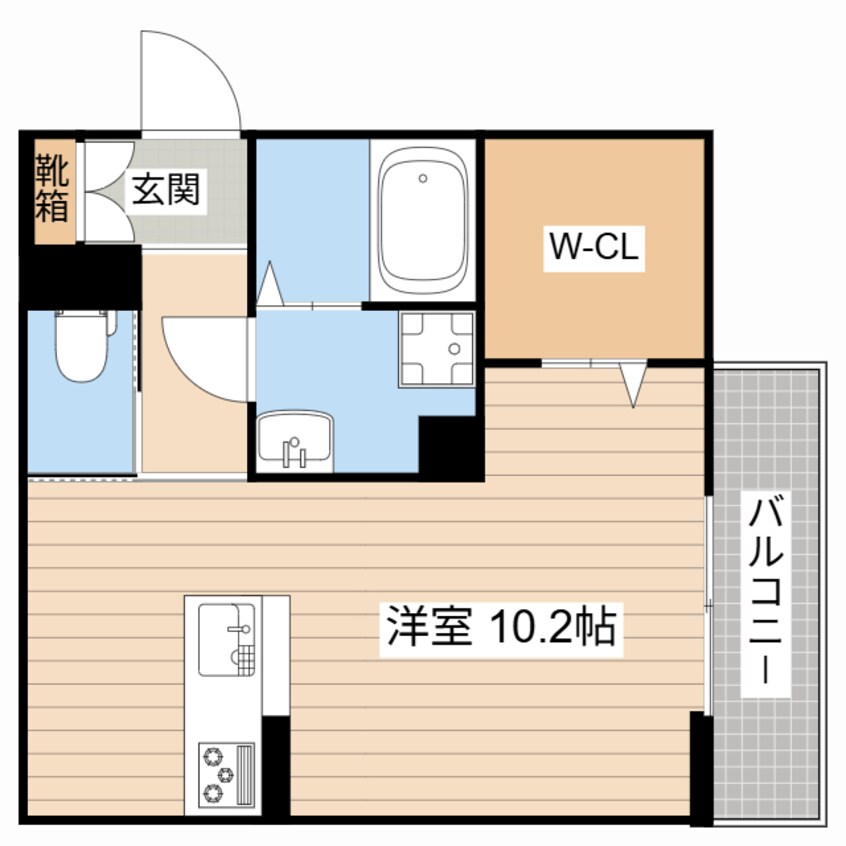 間取図 ビオット彦根　B棟