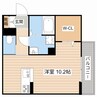 ビオット彦根　B棟 1Rの間取り