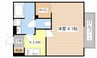 アーバンプロムナードⅡ 1Kの間取り