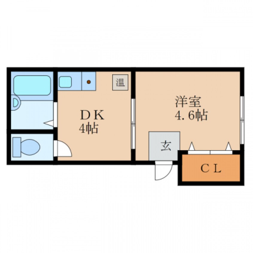 間取図 エステート野洲