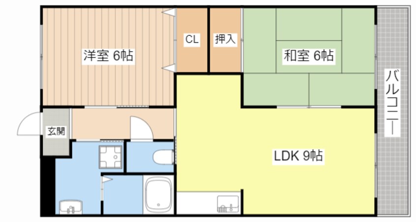 間取図 駅前コーポラス