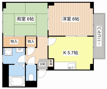 間取図 エクレール1号館