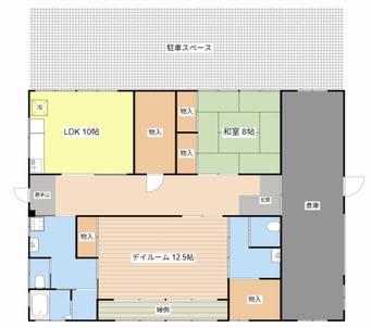 間取図 石塔借家1