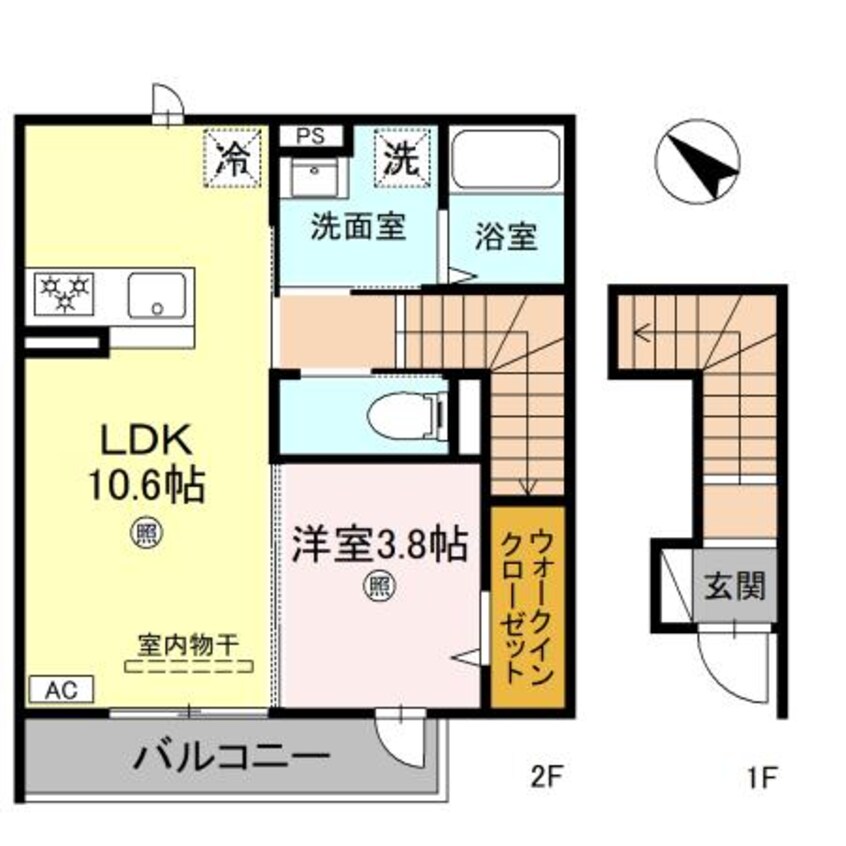 間取図 Esprit V(エスプリサンク)