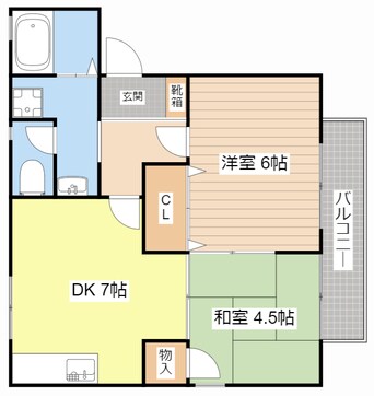 間取図 ヴェルクレール高関