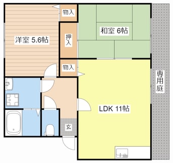 間取図 ロイヤルフィーノ