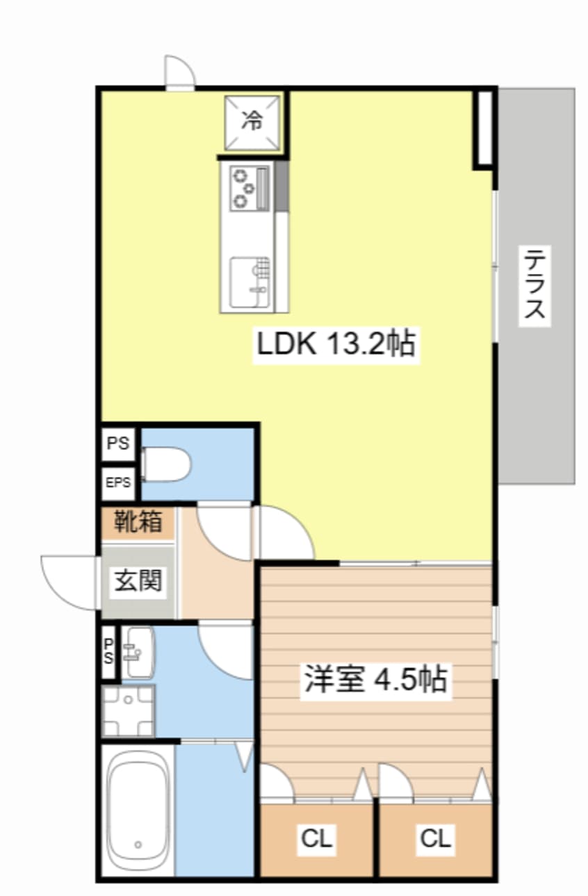 間取図 アリア西矢倉