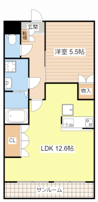 間取図 Ｌ‐Ｓｔａｇｅ