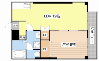 間取図 コスモヴィラ名坂