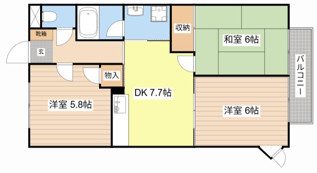 間取り図 サラナフラット