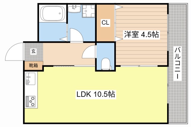 間取り図 メゾン皇子が丘