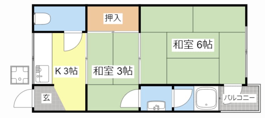 間取図 大和アパート