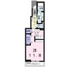 ラヴィエール 1Rの間取り