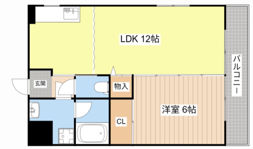 間取図 フラワー５番館