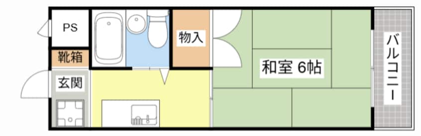 間取図 サンハイツ峯