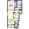 レスポワール　Ｆ 1LDKの間取り
