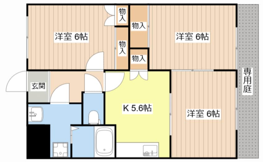 間取図 フォレストコーポ