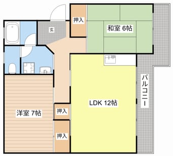 間取図 エイトハイツ坂本
