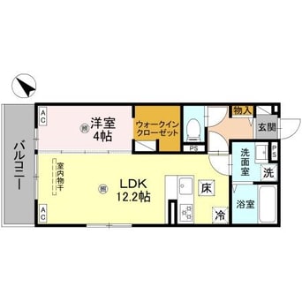 間取図 D-ROOM平井A棟