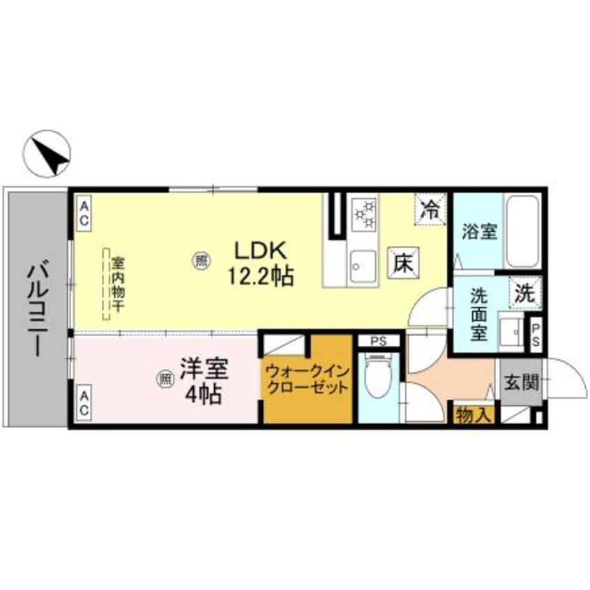 間取図 D-ROOM平井B棟