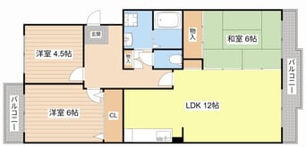 間取図 ベルデュール四季彩