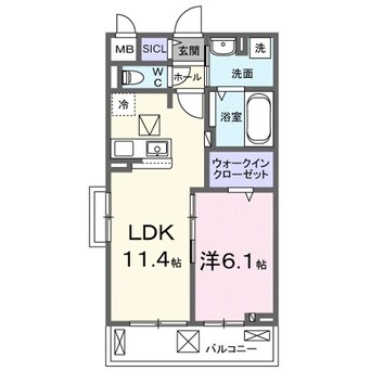 間取図 ノルド　フィウーメ