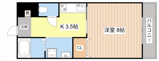 間取り図 プラザ松本　A
