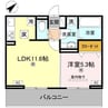 BRANSIA小篠原（ブランシア） 1LDKの間取り
