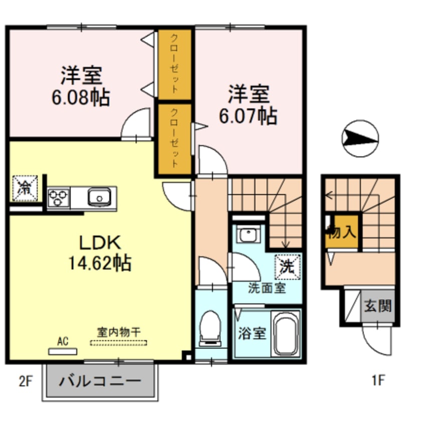 間取図 サンシャイン飛竜
