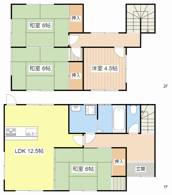 間取り図 近江台貸家