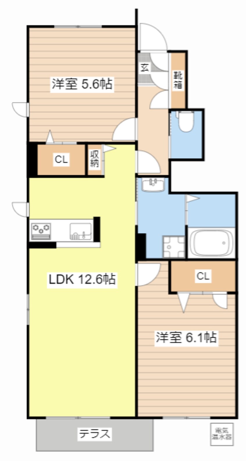 間取図 シャーメゾンウィステリア